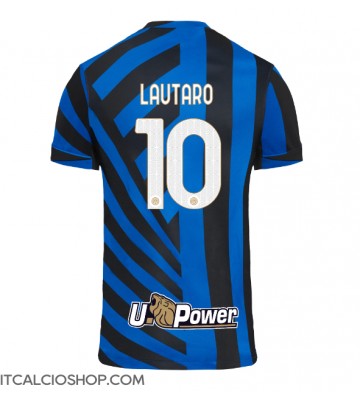 Inter Milan Lautaro Martinez #10 Prima Maglia 2024-25 Manica Corta